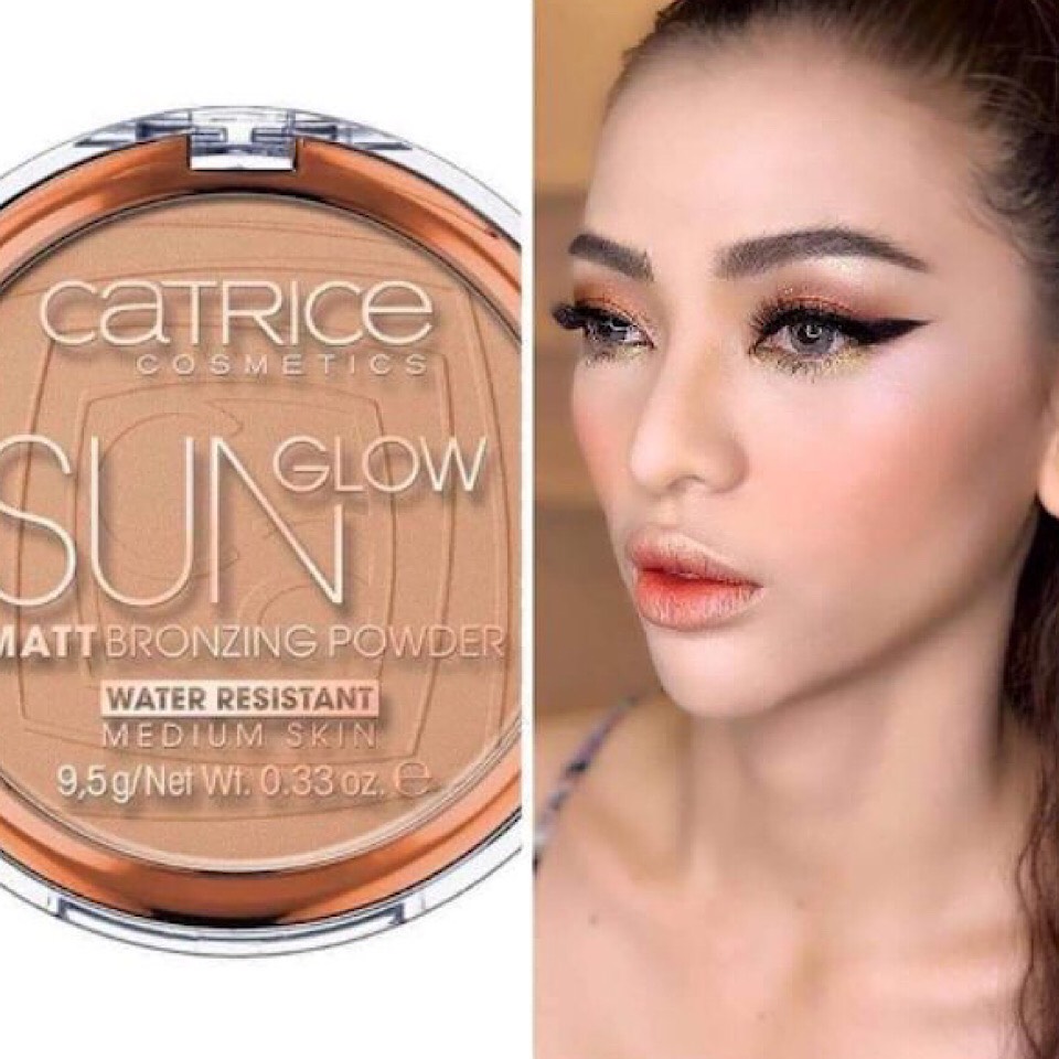 PHẤN TẠO KHỐI CATRICE SUN GLOW MATT BRONZING POWWDER